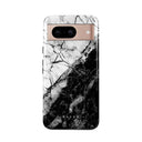 Fatal Contradiction - Black & White Marble Google Pixel 8 Case 1