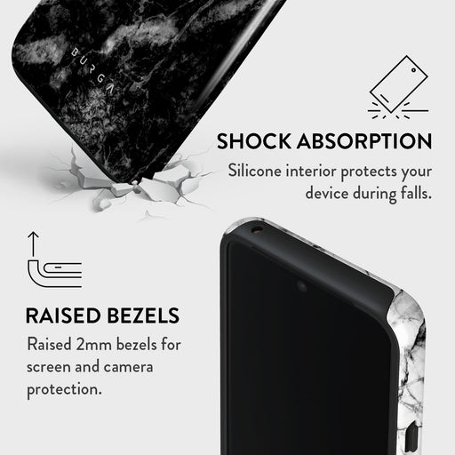 Fatal Contradiction - Black & White Marble Google Pixel 8 Case 4