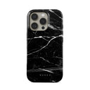 Noir Origin - Black Marble iPhone 16 Pro Max Case 1