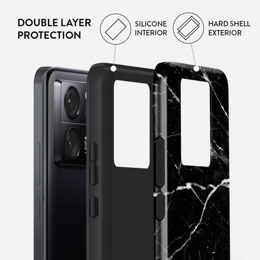 Noir Origin - Black Marble Xiaomi 13T Pro Case 2