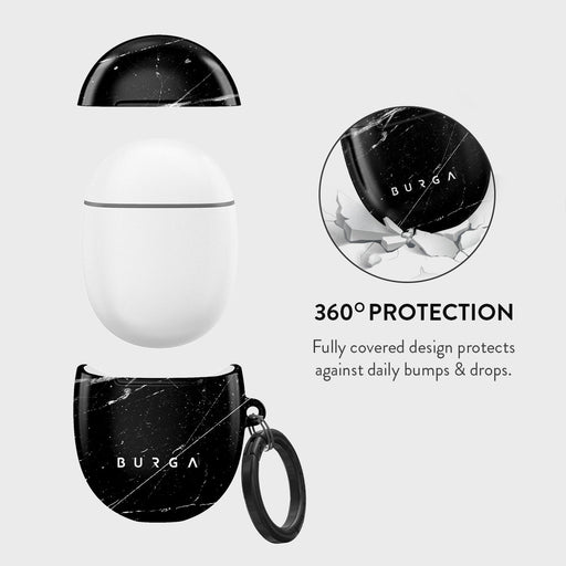 Noir Origin - Black Marble Google Pixel Buds Pro 2 Case 2