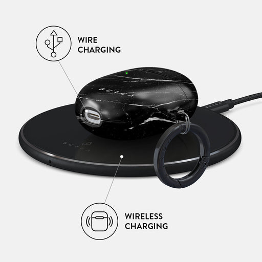 Noir Origin - Black Marble Google Pixel Buds Pro 2 Case 3