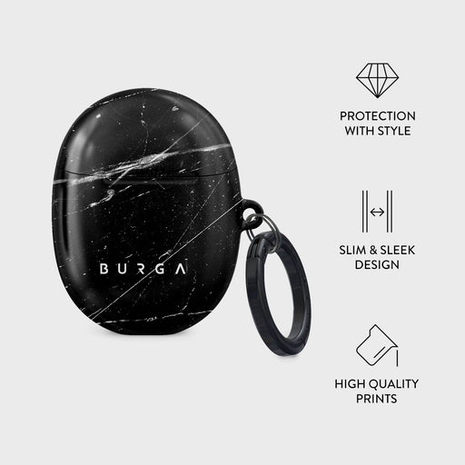 Noir Origin - Black Marble Google Pixel Buds Pro 2 Case 4