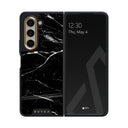 Noir Origin - Black Marble Samsung Galaxy Z Fold 5 Case 1