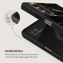 Noir Origin - Black Marble Samsung Galaxy Z Fold 5 Case 4