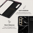 Noir Origin - Black Marble Samsung Galaxy Z Fold 5 Case 6