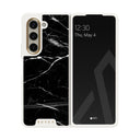 Noir Origin - Black Marble Samsung Galaxy Z Fold 5 Case 24