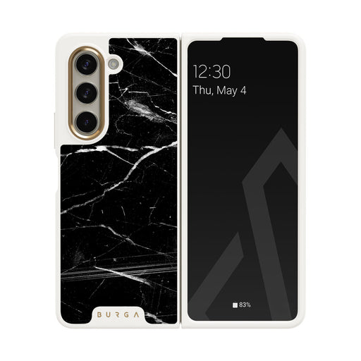Noir Origin - Black Marble Samsung Galaxy Z Fold 5 Case 24