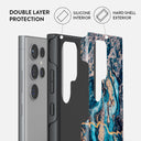 Mystic River - Blue Marble Samsung Galaxy S24 Ultra Case 6