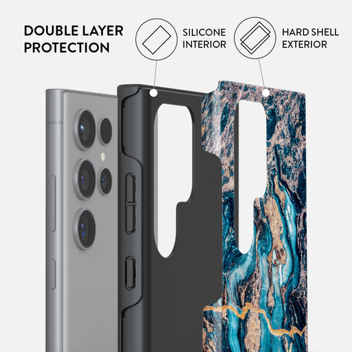 Mystic River - Blue Marble Samsung Galaxy S24 Ultra Case 6