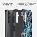 Mystic River - Blue Marble Samsung Galaxy A25 Case 2