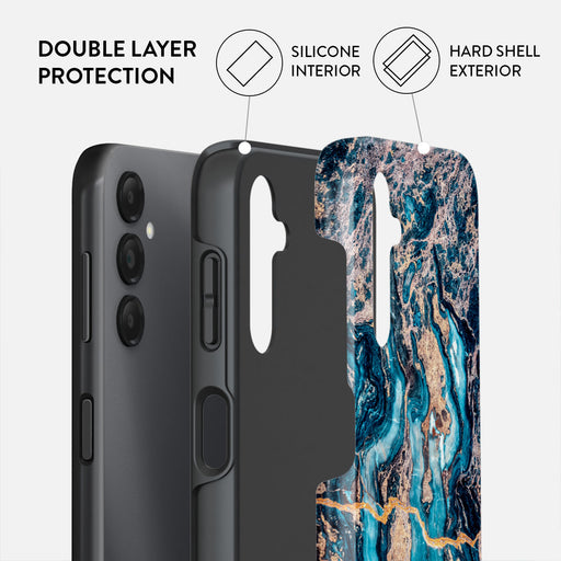 Mystic River - Blue Marble Samsung Galaxy A25 Case 2