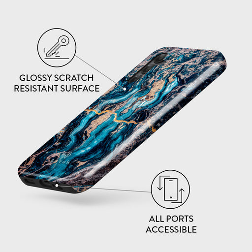 Mystic River - Blue Marble Samsung Galaxy A25 Case 3