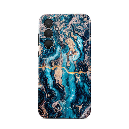 Mystic River - Blue Marble Samsung Galaxy A35 Case 1