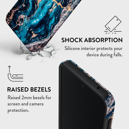 Mystic River - Blue Marble Samsung Galaxy A35 Case 4