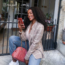 Iconic Red Ruby - Marble Samsung Galaxy S24 Case 11