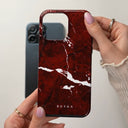 Iconic Red Ruby - Marble Samsung Galaxy S24 Case 9