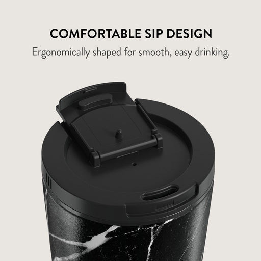 Noir Origin - Black Marble Travel Mug 15