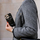 Noir Origin - Black Marble Samsung Galaxy Z Fold 5 Case 16