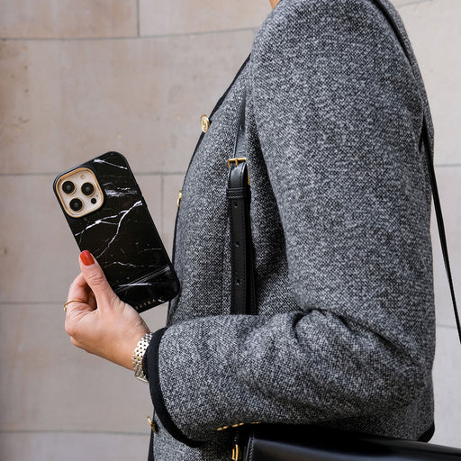 Noir Origin - Black Marble Samsung Galaxy Z Fold 5 Case 16