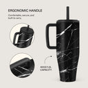 Noir Origin - Black Marble All Day Leakproof Tumbler 2