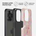 Golden Coral - Pink iPhone 15 Pro Case 6