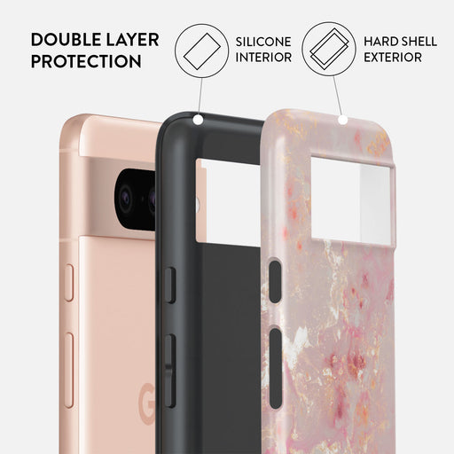 Golden Coral - Pink Google Pixel 8 Case 2
