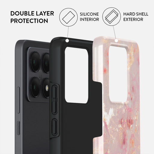 Golden Coral - Pink Xiaomi 14T Case 2