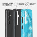 Ocean Waves - Blue Samsung Galaxy S23 FE Case 2