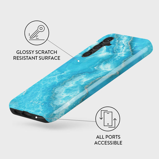 Ocean Waves - Blue Samsung Galaxy S23 FE Case 3