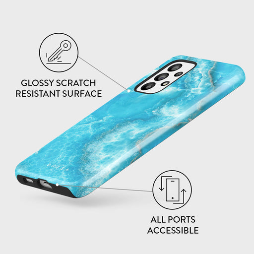 Ocean Waves - Blue Samsung Galaxy A23 4G / 5G Case 3