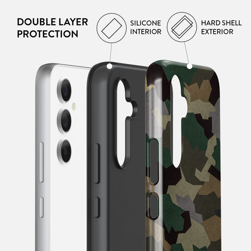 Tropical Green Camo - Samsung Galaxy A55 Case 2