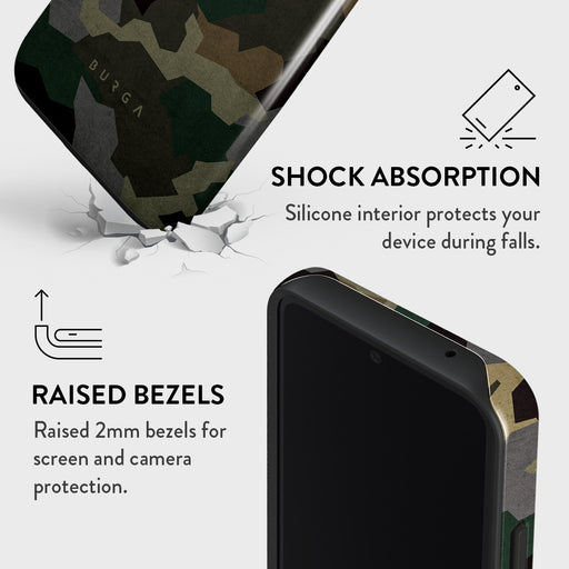 Tropical Green Camo - Samsung Galaxy A55 Case 4
