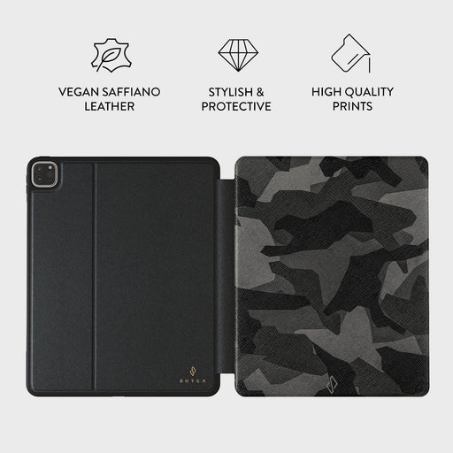 Night Black Camouflage - iPad Pro 11 (4th/3rd Gen) Case 3