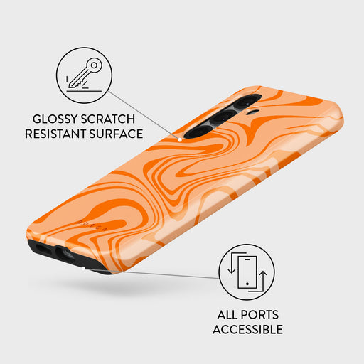 High Vibrations - Color Swirl Samsung Galaxy S25 Case 3
