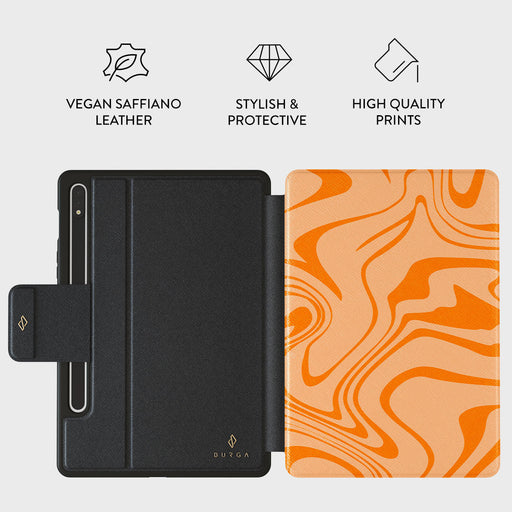 High Vibrations - Color Swirl Samsung Galaxy Tab S9+ FE Case 2