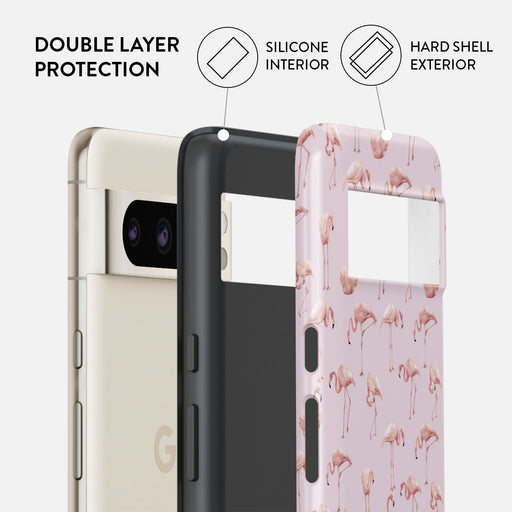 Nostalgic Pink - Flamingos Google Pixel 8 Pro Case 2