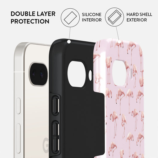 Nostalgic Pink - Flamingos Google Pixel 9a Case 2