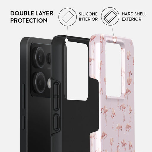 Nostalgic Pink - Flamingos Xiaomi Redmi Note 13 Pro 5G Case 2