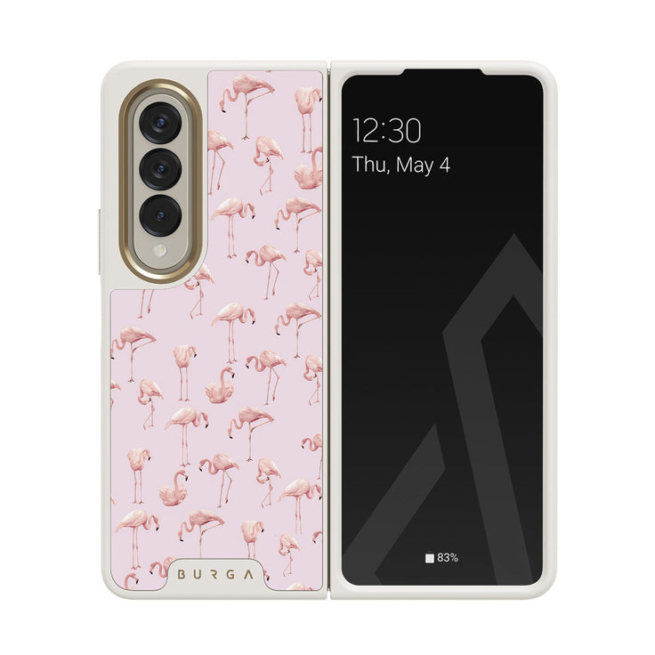 Nostalgic Pink - Flamingos Samsung Galaxy Z Fold 4 Case