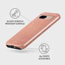 Pink Croco - Google Pixel 8a Case 3