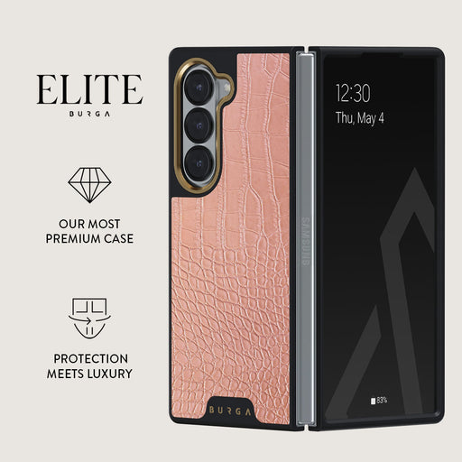 Pink Croco - Samsung Galaxy Z Fold 6 Case 2