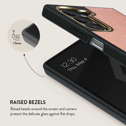 Pink Croco - Samsung Galaxy Z Fold 6 Case 4