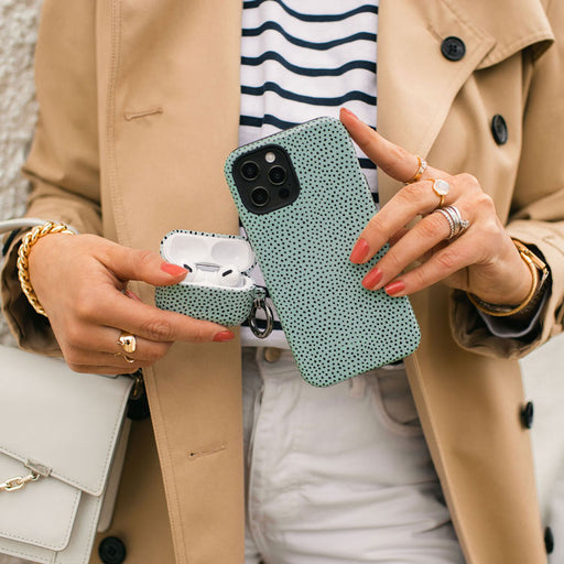 Mint Gelato - Dots iPhone 16 Plus Case 25