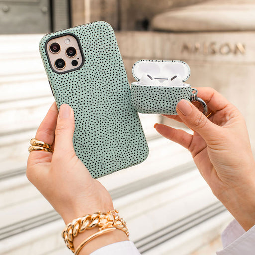 Mint Gelato - Dots iPhone 16 Plus Case 26