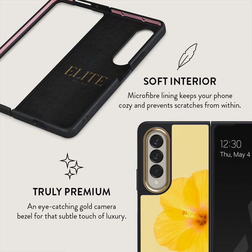 Hibiscus - Samsung Galaxy Z Fold 4 Case 11