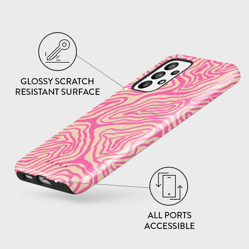 Pink Shores - Samsung Galaxy A73 Case 3