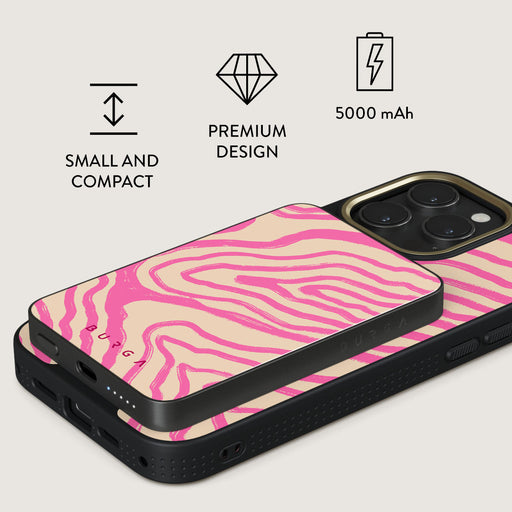Pink Shores - Magnetic Power Bank 2