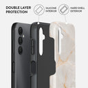 Vanilla Sand - Marble Samsung Galaxy A25 Case 2