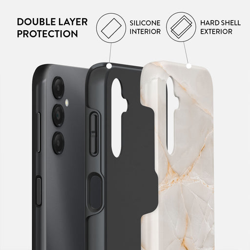 Vanilla Sand - Marble Samsung Galaxy A25 Case 2